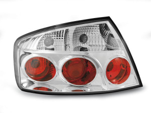 Achterlichten | geschikt voor Peugeot | 407 2004-2008 4d sedan / 407 2008-2011 4d sedan | chroom