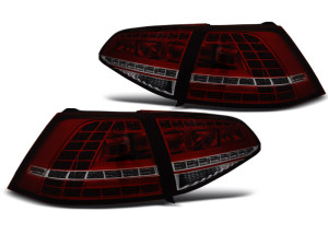 Achterlichten | geschikt voor Volkswagen | Golf VII 2012-2017 3d hat. / Golf VII 2012-2017 5d hat. | Sport-Look | LED | Dynamic Turn Signal | rood en smoke