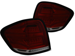 Achterlichten | geschikt voor Mercedes-Benz | M-klasse 08-11 5d suv. W164 | FULL LED | LED BAR rood en smoke