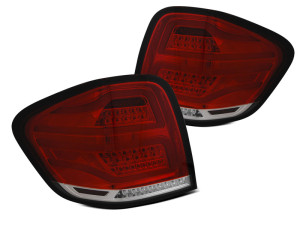 Achterlichten | geschikt voor Mercedes-Benz | M-klasse 08-11 5d suv. W164 | FULL LED | LED BAR | rood en wit