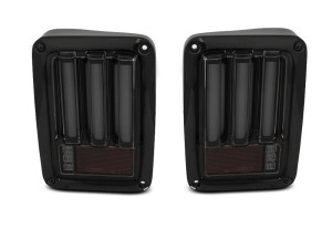 Achterlichten | geschikt voor Jeep | Wrangler 07-17 2d suv. / Wrangler Unlimited 07-19 4d suv. | JK | LED BAR | zwart en smoke