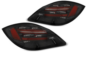 Achterlichten | geschikt voor Porsche | Boxster 09-12 2d cab. / Cayman 09-13 3d cou. | 987 | LED BAR | Dynamic Turn Signal | zwart
