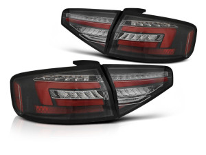 Achterlichten | Audi | A4 11-15 4d sed. | B8 | OEM LED | Full LED | LED BAR | Dynamic Turn Signal | smoke