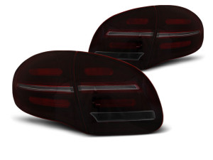 Achterlichten | geschikt voor Porsche | Cayenne 10-14 5d suv. | LED BAR | Dynamic Turn Signal | rood en smoke