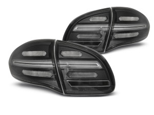 Achterlichten | geschikt voor Porsche | Cayenne 10-14 5d suv. | LED BAR | Dynamic Turn Signal | zwart