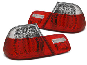 Achterlichten | geschikt voor BMW | 3-serie Coupé 99-03 2d cou. E46 | LED | Dynamic Turn Signal | rood en wit