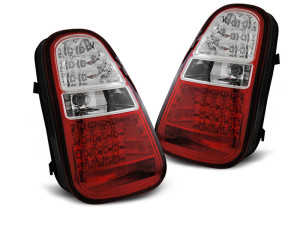 Achterlichten | Mini | Cooper 01-07 3d hat. R50/R53 / Cabrio 04-09 2d cab. R52 | LED | rood en wit