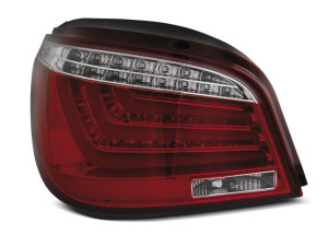 Achterlichten | geschikt voor BMW | 5-serie 07-10 4d sed. E60 LCI | LED | LED BAR | rood en wit