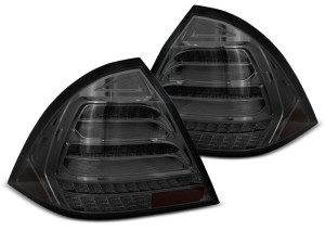Achterlichten | geschikt voor Mercedes-Benz | C-klasse 00-04 4d sed. | Full LED | LED BAR | Dynamic Turn Signal | smoke