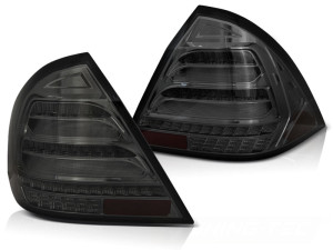 Achterlichten | geschikt voor Mercedes-Benz | C-klasse 04-07 4d sed. | W203 | FULL LED | Dynamic Turn Signal | LED BAR | smoke