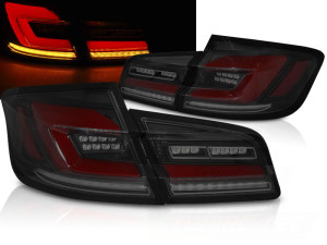 Achterlichten | geschikt voor BMW | 5-serie 10-13 4d sed. F10 / 5-serie 13-17 4d sed. F10 LCI | LED | Dynamic Turn Signal | LED BAR | zwart en smoke