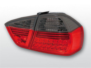 Achterlichten set | geschikt voor BMW 3 Serie E90 2005-2008 | Rood Smoke met LED