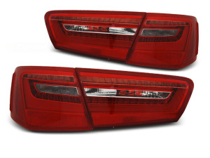 Achterlichten Set | geschikt voor Audi A4 C7 sedan 2011-2014 | Rood wit | Led | OEM Style
