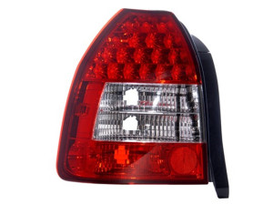 Achterlichten Honda Civic 96-01 3D LED rood/wit