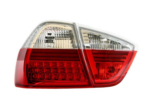Achterlichten geschikt voor BMW E90 4D 05- LED rood / wit