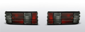 Achterlichten | Mercedes W126 S-Klasse Sedan 1982-1993 | rood / smoke