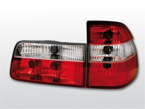 Achterlichten | geschikt voor BMW 5-Serie E39 1997-2000 Touring | rood / wit