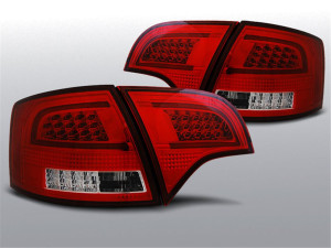 Achterlichten geschikt voor Audi A4 B7 Avant 2004-2008 | LED-BAR | rood / wit