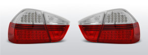 Achterlichten geschikt voor BMW 3-Serie E90 Sedan 2005-2008 | LED | rood / wit