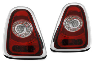 Achterlichten | Mini | 10-14 3d hat. / Cabrio 09-16 2d cab. | R56 / R57 | LED | LED BAR chroom