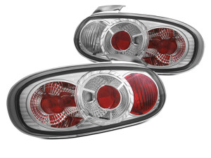 Achterlichten | geschikt voor Mazda | MX-5 01-04 2d cab. / MX-5 04-05 2d cab. / MX-5 98-01 2d cab. | chroom 280061401