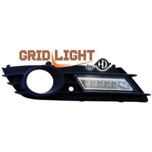 Dagrijverlichting set ASTRA H 04-07 R87 chroom v. ML met dim