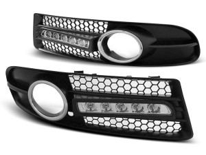 Dagrijverlichting | geschikt voor Audi | A4 04-07 4d sed. / A4 05-07 4d sed. / A4 05-08 5d sta. / A4 Avant 04-08 5d sta. | S4 / S-Line | LED | REAL DRL |