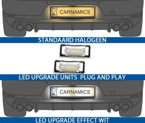 LED Kentekenverlichting | Audi TT 8N 1999-2006 | Helder witte upgrade