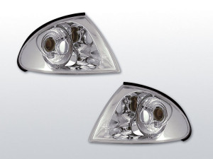 Voorknipperlichten (set)  | BMW E46 1998-2001 | chrome