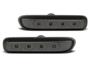 Knipperlichten set zijkant | geschikt voor BMW 3-serie E46 sedan / touring / compact / coupé / cabrio | LED | smoke