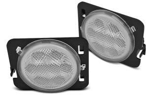 Zijknipperlicht | geschikt voor Jeep | Wrangler 07-17 2d suv. / Wrangler Unlimited 07-19 4d suv. | Type JK | LED | chroom