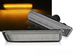 Zijknipperlicht | geschikt voor BMW | X5 00-03 5d suv. E53 / X5 03-07 5d suv. E53 | LED | Dynamic Turn Signal | chroom