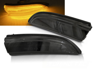 Zijspiegel-knipperlicht | geschikt voor Ford | Fiesta 12-17 3d hat. / Fiesta 12-17 5d hat. | MK7 | pre-facelift | LED | Dynamic Turn Signal | smoke