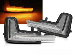 Zijspiegel-knipperlicht | geschikt voor Volvo | XC90 14-19 5d suv. | LED | Dynamic Turn Signal | chroom