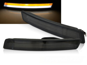 Voorknipperlicht | geschikt voor Volkswagen | New Beetle Cabrio 05-11 2d cab. / New Beetle Coupé 05-11 3d hat. | LED | Dynamic Turn Signal | REAL DRL | smoke