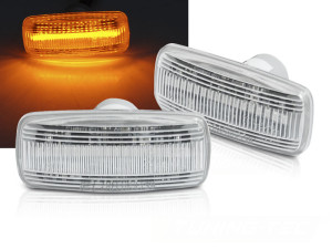 Zijknipperlicht | o.a. voor Chrysler 300C, Sebring | Dodge Charger, Avenger, Caliber, Nitro | Jeep Patriot, Compass, Commander, Liberty, Grand Cherokee | Lancia Flavia | LED | Dynamic Turn Signal | helder