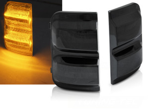 Zijspiegel-knipperlicht | Citroen Jumper Combi 2006-2018 4d bus / Fiat Ducato Combinato 2006-2018 4d bus / Peugeot Boxer Combi 2006-2018 4d bus | LED | Dynamic Turn Signal | smoke