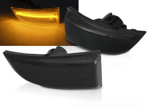 Zijspiegel-knipperlicht | Renault | Fluence 11-15 / Mégane 08-16 / Mégane Coupé-Cabriolet 10-16 / Mégane Estate 09-16 / Scénic 09-16 / Grand Scénic 09-16 | LED | Dynamic Turn Signal | smoke
