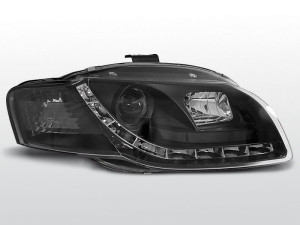 Koplampen Devil Eyes | Audi A4 B7 2004-2008 | zwart