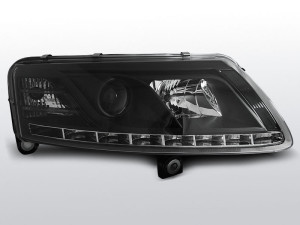 koplampen Devil Eyes Real DRL | Audi A6 C6 2004-2007 | zwart