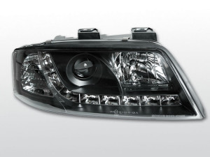 koplampen Devil Eyes | geschikt voor Audi A6 1997-2000 | zwart