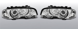 Koplampen Angel Eyes CCFL | BMW 3-serie E46 Coupé Cabrio 1999-2003| chroom