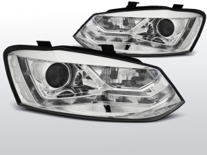 Koplampen Devil Eyes | VW Polo 6R 2009-2014 | chroom