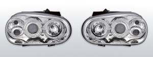 Koplampen geschikt voor VW Golf IV Halo Rims chrome ML
