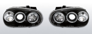 Koplampen geschikt voor VW Golf IV Halo Rims zwart ML