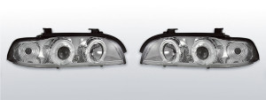 Koplampen Angel Eyes | BMW 5-serie E39 1996-2000 | chroom