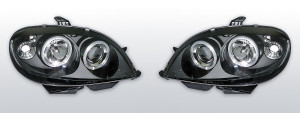 Koplampen Sonar geschikt voor Citroen Saxo 99-02 5d hat. / Saxo 99-03 3d hat. | Zwart | Links, Rechts | H1