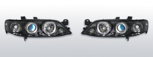 Koplampen Angel Eyes | Opel Vectra B 1999-2002 | zwart