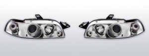 Koplampen Angel Eyes | Fiat Punto 1993-1999 3D / 5D | chroom