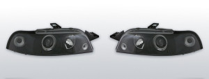 Koplampen Angel Eyes | Fiat Punto 1993-1999 3D / 5D | zwart